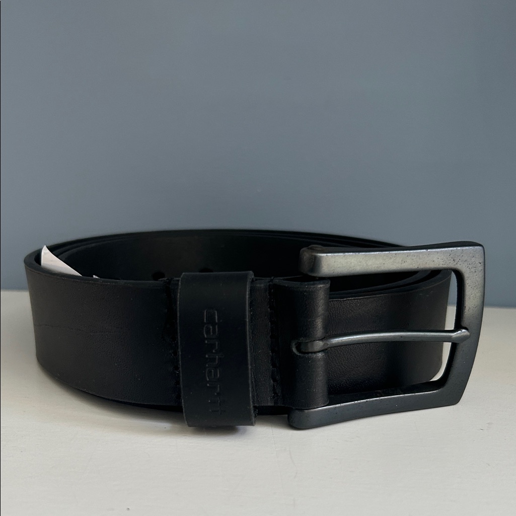Carhartt Black Leather Belt Bag Sz 46 Brand New